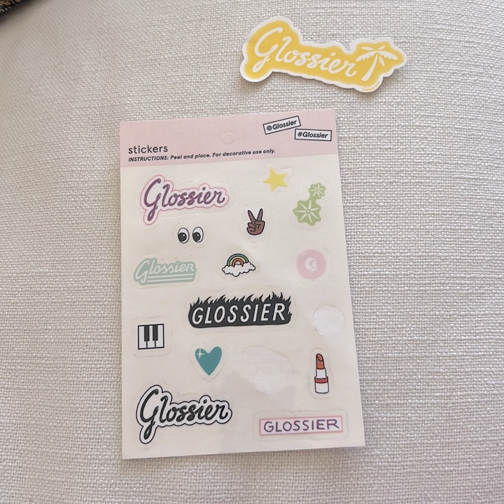Glossier Stickers